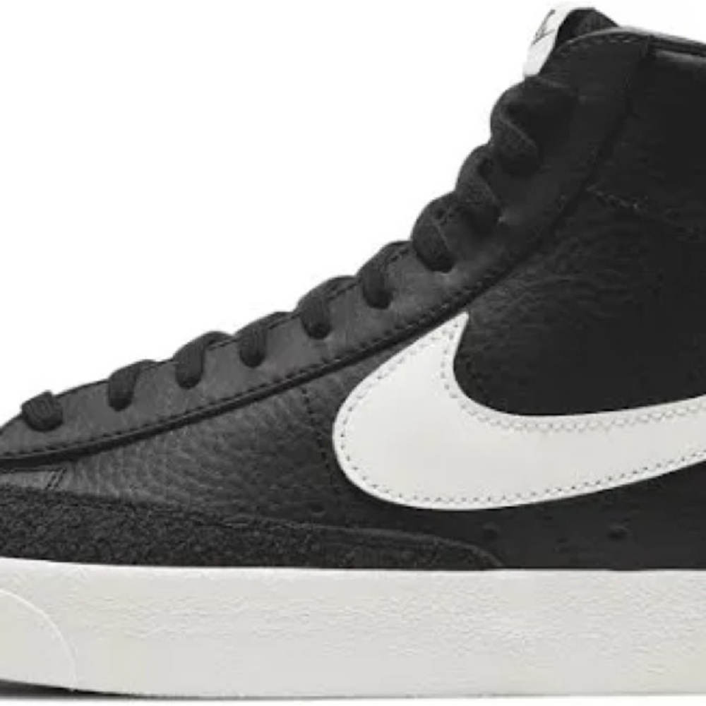 Nike Black and White High-Top Sneakers
